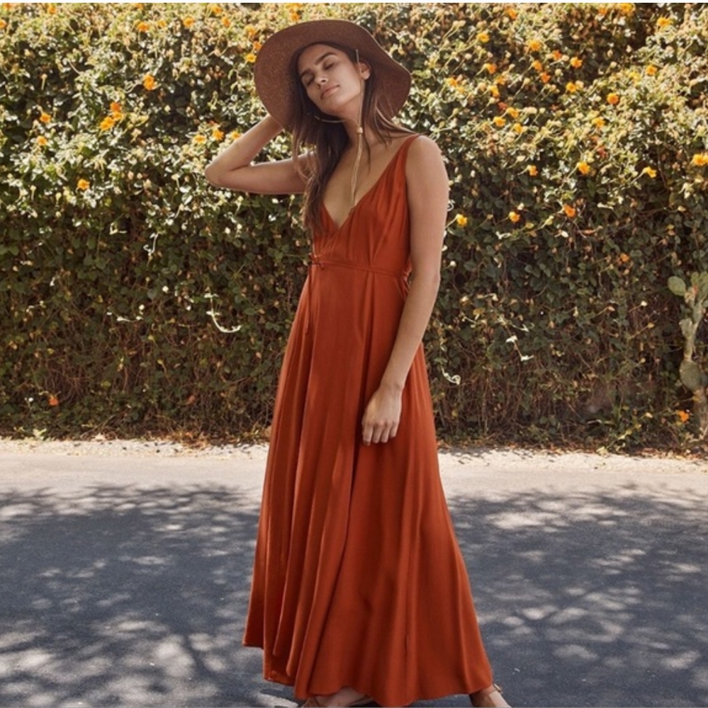 Christy Dawn Sarita Dress in Rust XS
